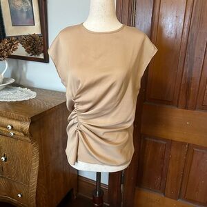 Express crew neck ruched gramercy tee
